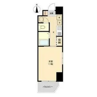 S-FORT神宮南【7階】の間取り