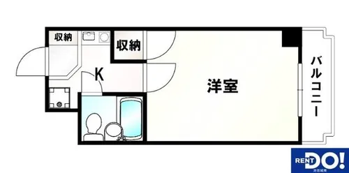 大阪府池田市石橋1丁目【マンション】の間取り