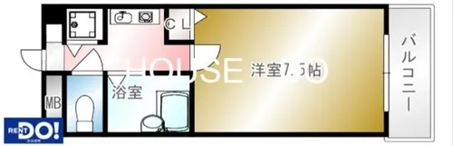 Ponte Rosso【5階】の間取り