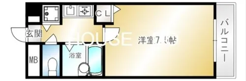 Ponte Rosso【3階】の間取り