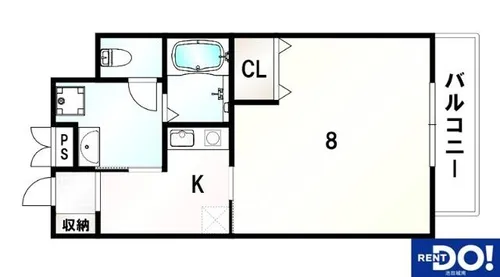 アルデール満寿美町【2階】の間取り