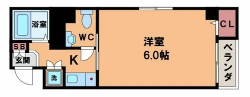Collection阿倍野【5階】の間取り