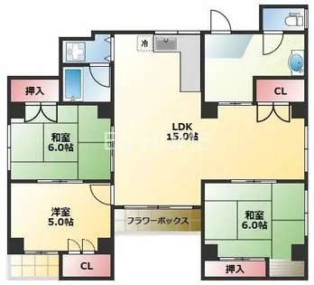 タウンハウスTB【805号室】の間取り