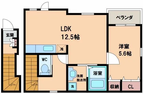 アリスⅠ【2階】の間取り
