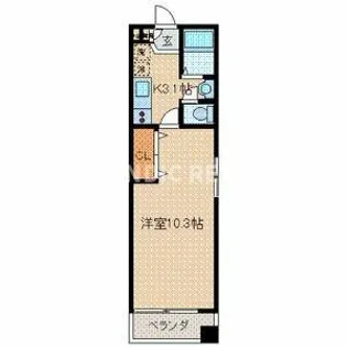 フォンス平尾【5階】の間取り