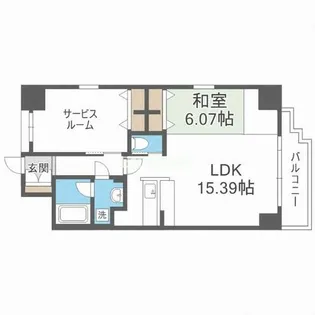 プレジオ本町【2階】の間取り