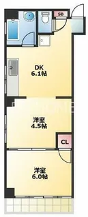 セイワパレス寺山公園【303号室】の間取り