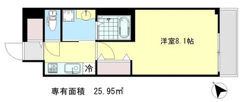 ベラジオ雅び京都洛北ガーデン【2階】の間取り