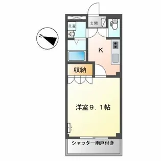 ライフェリア【1階】の間取り