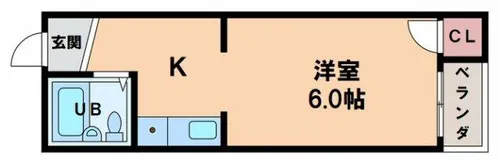 マンションMK・2【2階】の間取り