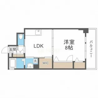 レユニール優【6階】の間取り