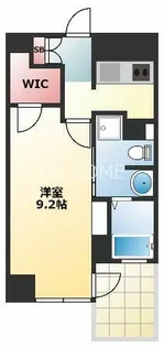 ルーセントオーデン難波【7階】の間取り