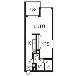 クロサスレジデンス徳川園【5階】の間取り