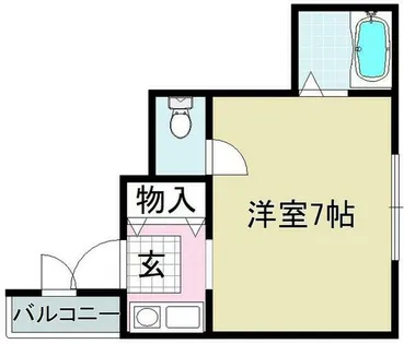 近江ビル【401号室】の間取り