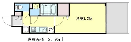 ベラジオ雅び京都洛北ガーデン【1階】の間取り