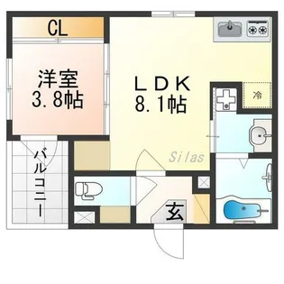 ブリエスポワール【2階】の間取り
