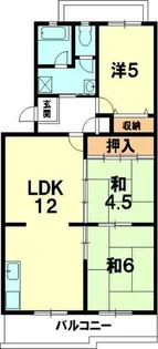 エクセルコート【3階】の間取り