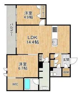 シャーメゾン 守山【3階】の間取り