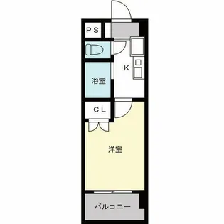 アーバンドエル豊岡【8階】の間取り