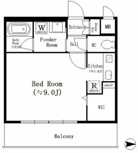 ルーエ金山【2階】の間取り