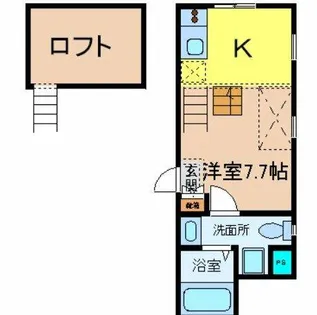 アップルスクエア【1階】の間取り