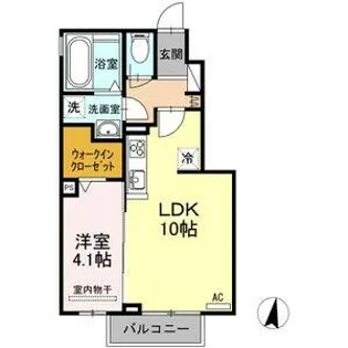 ジーニアスⅡ【1階】の間取り