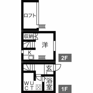 プランベイム道徳【A号室】の間取り