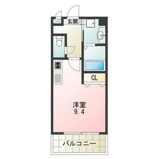 大阪府大阪市平野区背戸口4丁目【マンション】の間取り