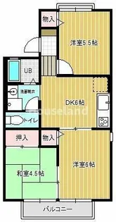 プリシェールコタニ【2階】の間取り