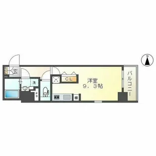カーサ・グランデ葵【7階】の間取り