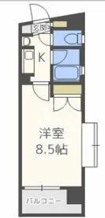 る・ぱピよん・SP【9階】の間取り