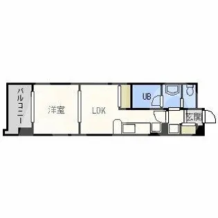 コンソラーレ土佐堀【2階】の間取り
