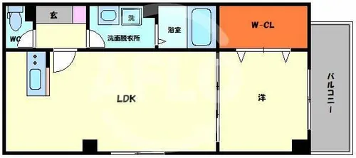 Kujo Solitia【3階】の間取り