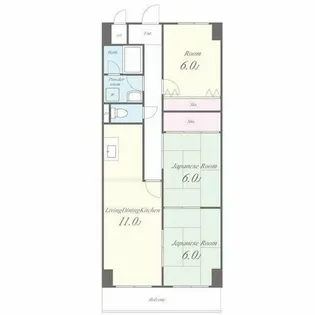 メゾン菱江【4階】の間取り