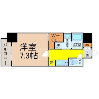S-RESIDENCE今池駅前【7階】の間取り