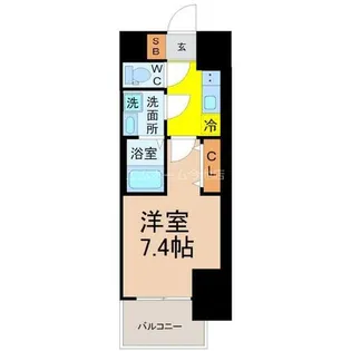 S-RESIDENCE堀田North(ノース)【13階】の間取り