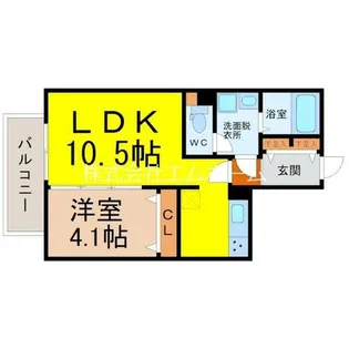 プレミール金山【9階】の間取り