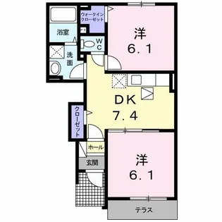 ボナールM&S【1階】の間取り