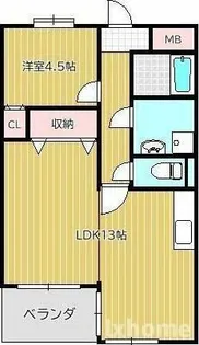 メゾン摂津【6階】の間取り