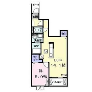 IT・PLACE Ⅱ【1階】の間取り