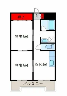 カパルア【4階】の間取り