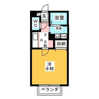ノートルハイツ【2階】の間取り