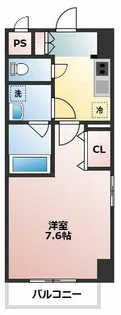 Kスマート小牧【5階】の間取り