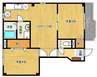コンフォートコエモンⅠ【1階】の間取り