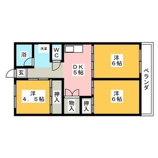 アルメリアコーポ【2階】の間取り