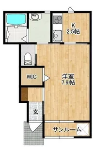 山隈新築AP【103号室】の間取り