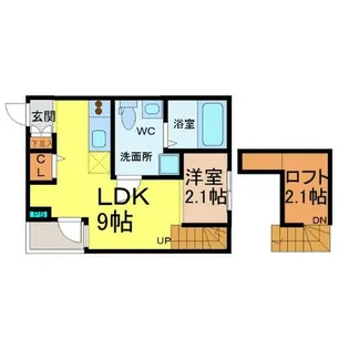 REX新栄(レックス新栄)【2階】の間取り