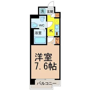 エコロジー鶴舞レジデンス【8階】の間取り