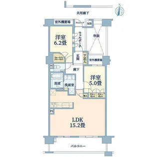 サンクタス四条烏丸スティーロレジデンス【3階】の間取り