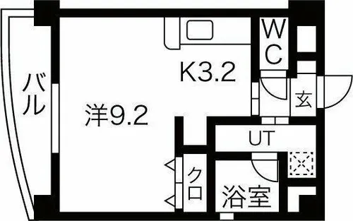 エスポワール渡内【202号室】の間取り
